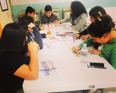 CBAM Staff Work With Local Youth Organization to Design Clinic Mural